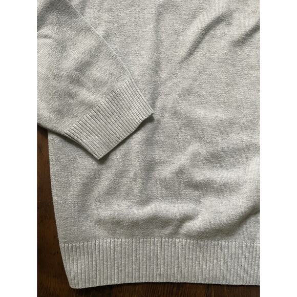 Classic Nautica Men's Size XXL V Neck Pullover Sweater Grey Cotton - Picture 3 of 6